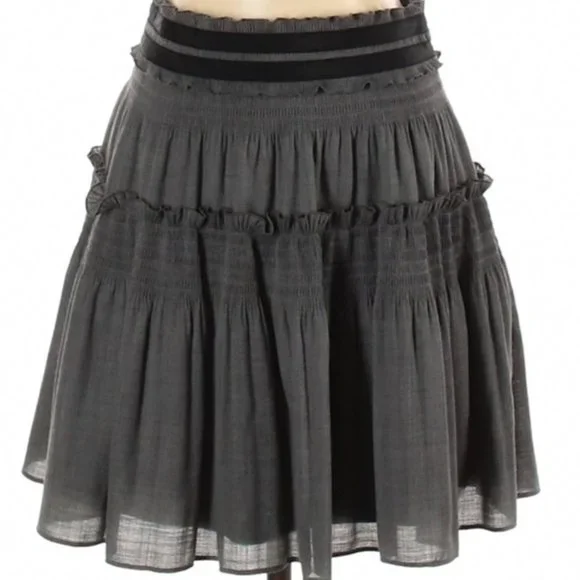 Jupe Complète (full Skirt) Diane Von Furstenberg - Modèle Pyrette Bis - Anthracite - Taille 275 - Neuf Avec étiquettes